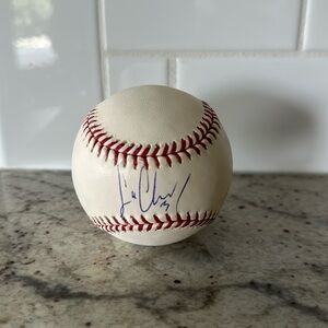 Eric Chavez signed autograph ball